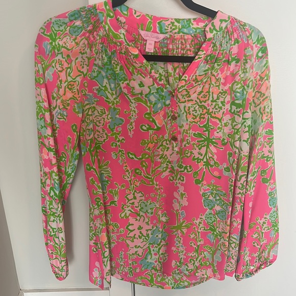 Lilly Pulitzer Elsa Blouse! XXS - Picture 1 of 3
